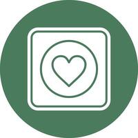 Heart Modern App Icon vector