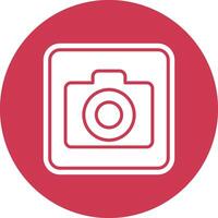 Camera Rounded Line Illustration vector