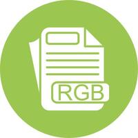 RGB File Format Colorful Concept Art vector