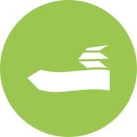 Left Arrow Functional Icon Art vector
