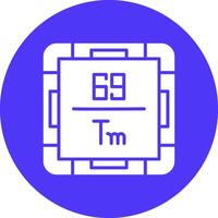 Thulium Stylized Tech Element vector