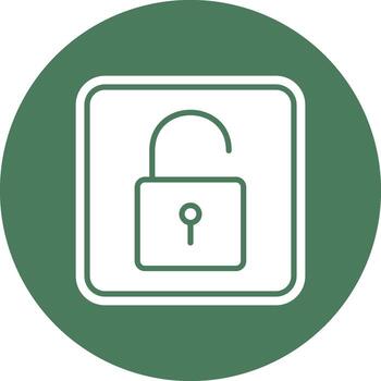 Unlock Digital Abstract Form vector