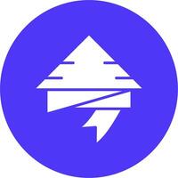 Triangle Shape Frame Icon vector