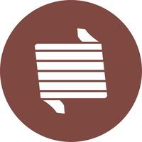 Folded Ribbon Interactive UI Graphic vector
