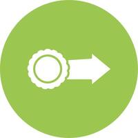 Right Arrow Interface Sketch Art vector