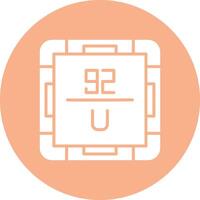 Uranium Functional Flat Style vector