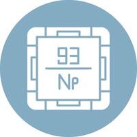 Neptunium Handcrafted Digital Icon vector
