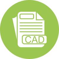 CAD File Format Minimal Outline Artwork vector