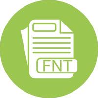 FNT File Format Compact App Icon vector