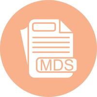 MDS File Format Clean Shape Symbol vector