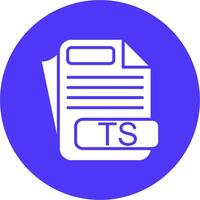 TS File Format Interactive UI Graphic vector
