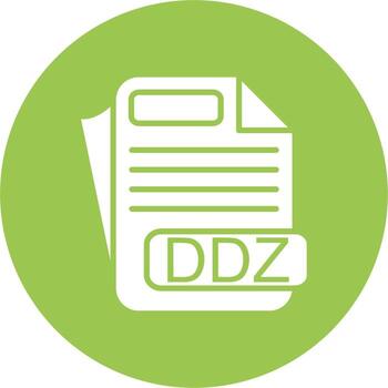 DDZ File Format Gradient Tint Artwork vector
