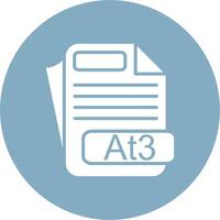 At3 File Format User-Friendly Visual vector