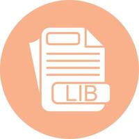 LIB File Format Color Enhanced Graphic vector