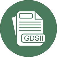 GDSII File Format Stylish App Element vector