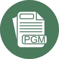 PGM File Format Bright Flat Element vector