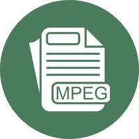 MPEG File Format Gradient Tint Artwork vector
