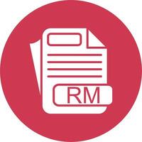 RM File Format 3D Styled Symbol vector