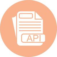 API File Format Conceptual Line Work vector