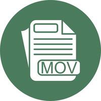 MOV File Format Modular UI Graphic vector