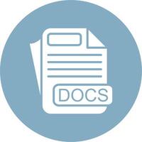 DOCS File Format Coded Design Graphic vector