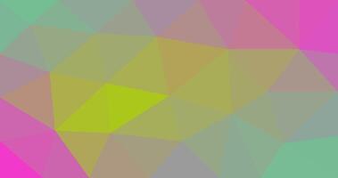 Illustration of green and purple abstract triangle polygonal modern multicolor background vector