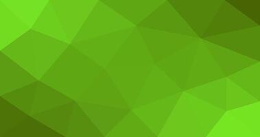 Geometric Green abstract polygonal background for design element vector
