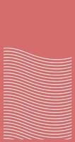 Wavy curved stripes parallel lines for design element vector
