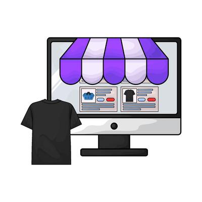 shopping on the marketplace