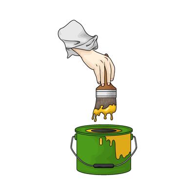 paint bucket illustration