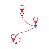 route with location vector