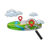 search with location vector