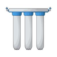 Home Water Filtering system vector