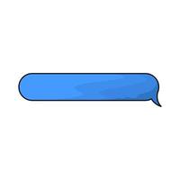 Chat text box empty illustration vector