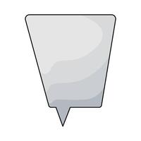 illustration of empty chat text box vector
