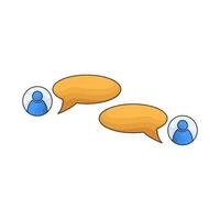Chat Dialog Box illustration vector