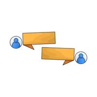 Dialog Box Conversation vector