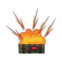 illustration of bomb and timer vector