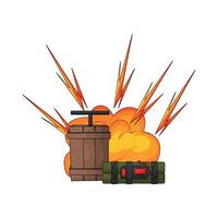 detonator bomb with explosion vector