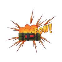 explosion dynamite bomb vector