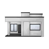 illustration of small luxury house vector