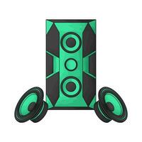 illustration of Speaker Bookshelf vector