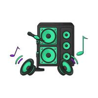 best speaker with microphone vector