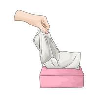 take a tissue vector