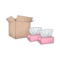 tissue with box vector