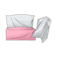 Soft Square Tissue box vector