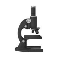 advanced black microscope vector
