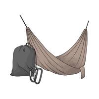 best hammock with bag vector