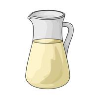 apple juice in a jug vector