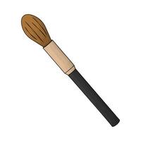 make up brush vector